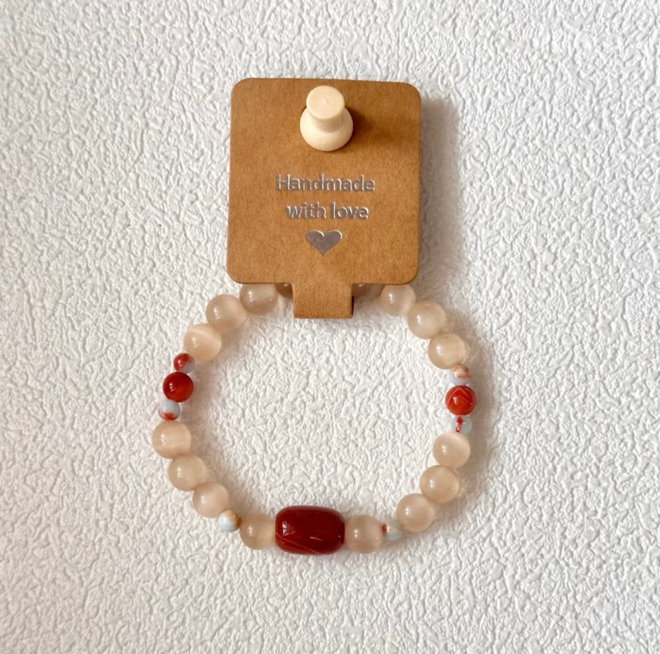 The Pulse Anchor | Natural Carnelian & Luminous Grounding Bracelet