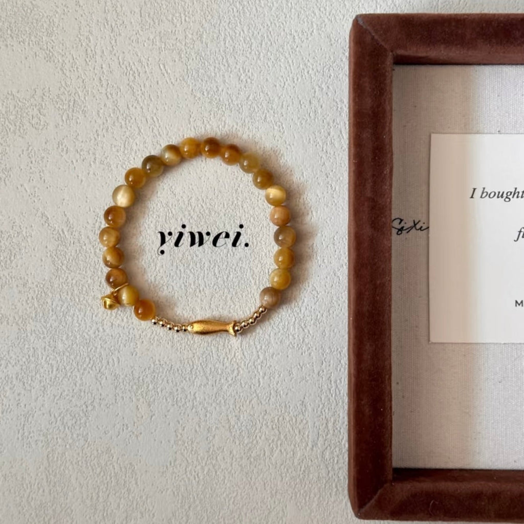 The Golden Flow | Tiger’s Eye & Gilded Fin Vitality Anchor