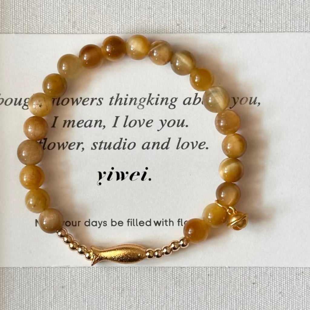 The Golden Flow | Tiger’s Eye & Gilded Fin Vitality Anchor