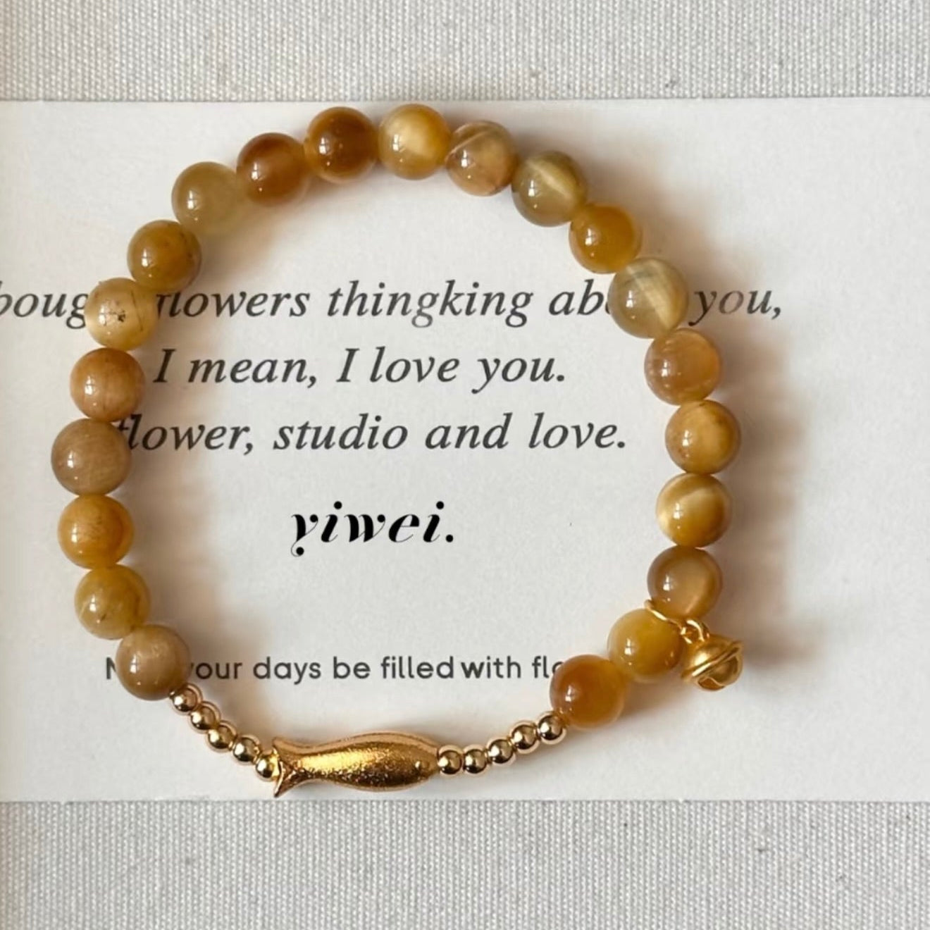 The Golden Flow | Tiger’s Eye & Gilded Fin Vitality Anchor