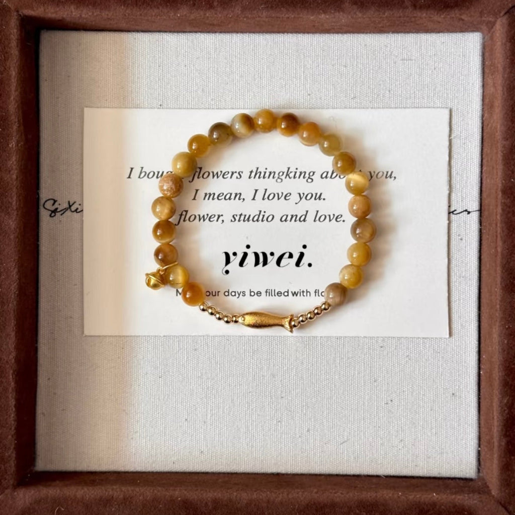 The Golden Flow | Tiger’s Eye & Gilded Fin Vitality Anchor