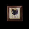 The CIRCLEARA | The Midnight Amethyst Lunar Anchor - 3D Crystal Shadow Box