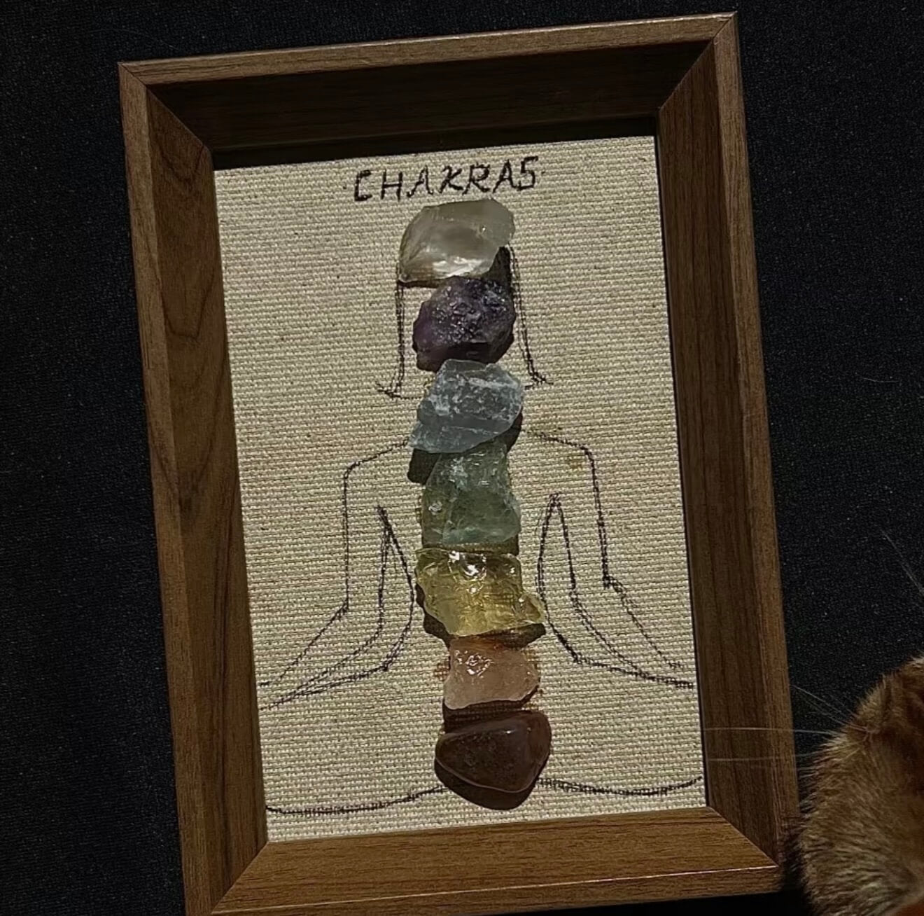 The CIRCLEARA | The Chakra Alignment Anchor - Raw Stone 3D Wall Art
