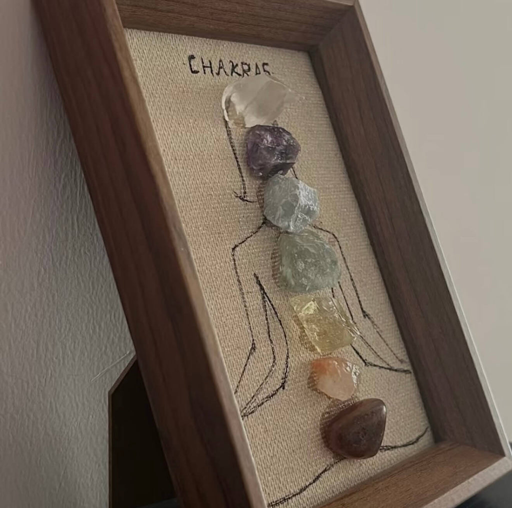 The CIRCLEARA | The Chakra Alignment Anchor - Raw Stone 3D Wall Art