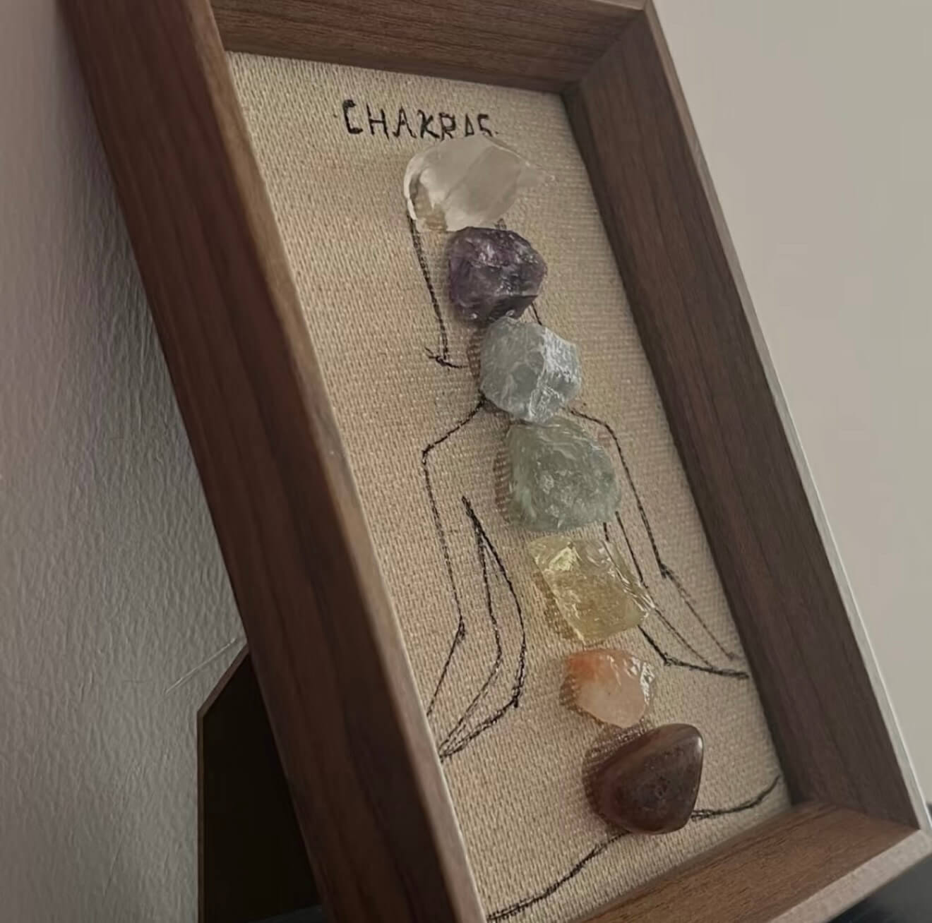 The CIRCLEARA | The Chakra Alignment Anchor - Raw Stone 3D Wall Art