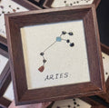 12 Zodiac Constellation Crystal Wall Art Collection for Astrology Gifts