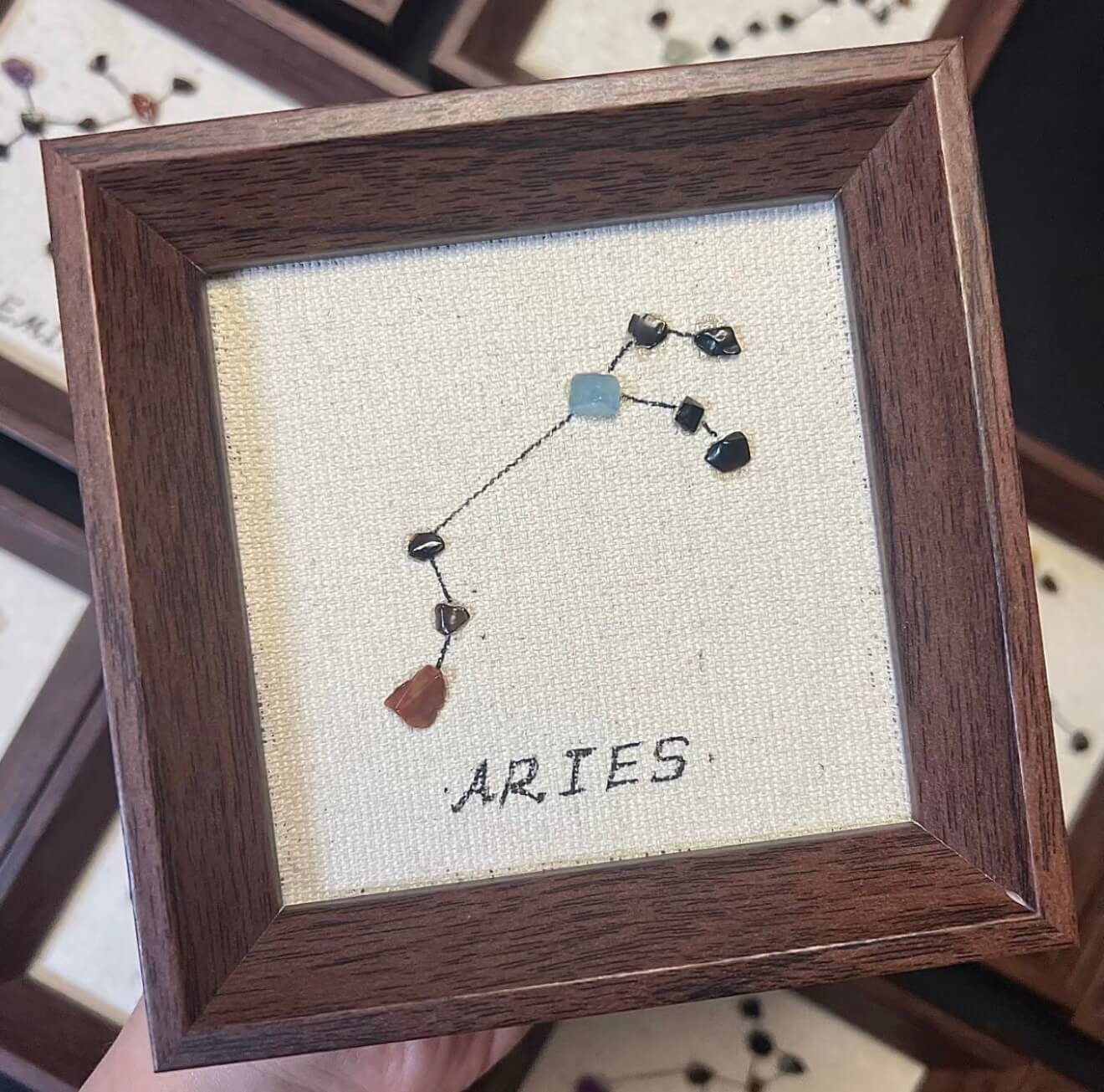 12 Zodiac Constellation Crystal Wall Art Collection for Astrology Gifts
