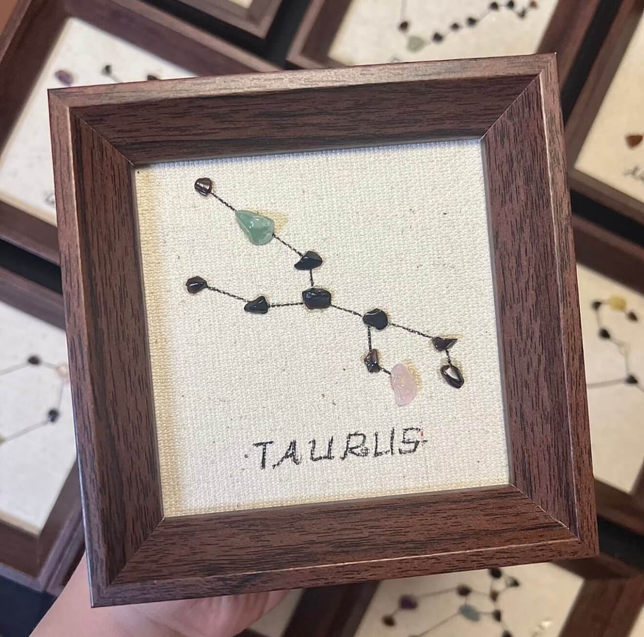 12 Zodiac Constellation Crystal Wall Art Collection for Astrology Gifts