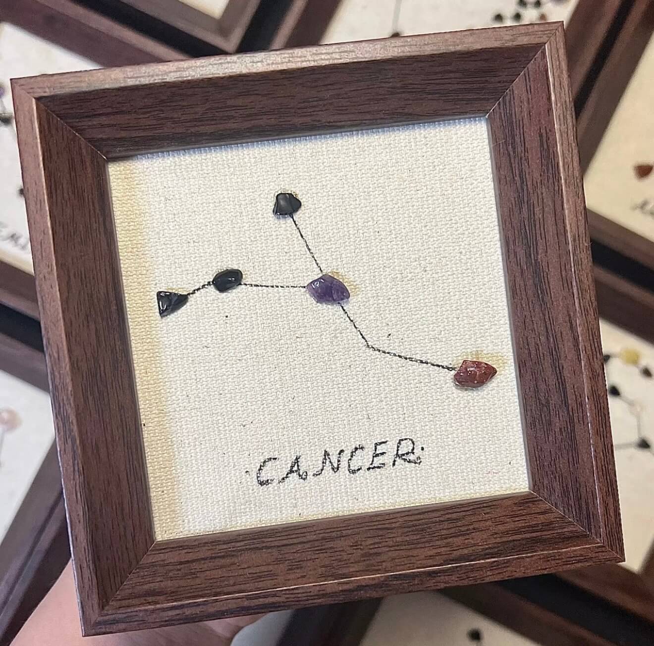 12 Zodiac Constellation Crystal Wall Art Collection for Astrology Gifts